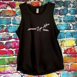 NWT Zyia Active Black South Beach Tank Top Size XL